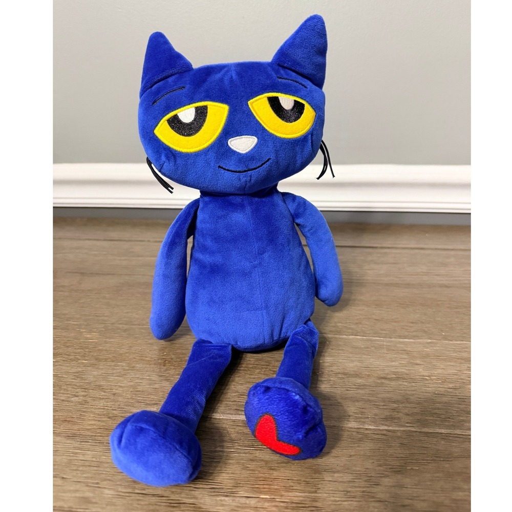 Pete the Cat Plush Kohls Cares Blue Stuffed Animal Toy James Dean Book Character